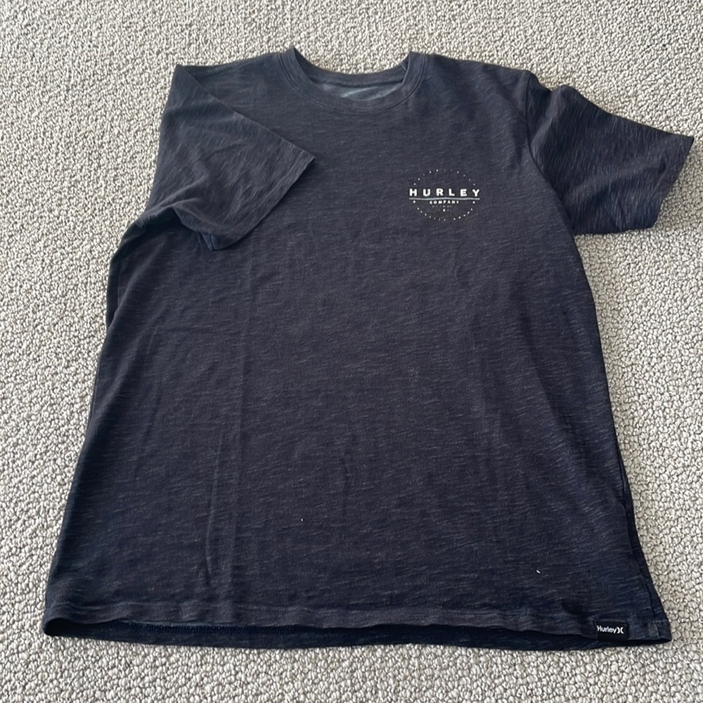 Hurley mens t-shirt black size small